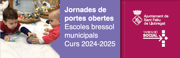 Jornades de portes obertes Escoles Bressol Municipals Curs 2024-2025